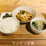 揚げマンドゥ定食（ForEver）