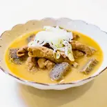 味噌もつ煮皿（やみつきもつ煮屋92 京町店）