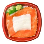 サーモンいか丼（総武丼丸 ボックスダイニング）