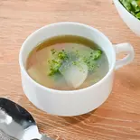 ヘルシー野菜スープ【ジンジャースープ】Healthy Veggie Soup【Ginger Soup】（チョップドサラダ専門店 フィットグリーン 恵比寿 Chopped Salad FitGreen Ebisu）