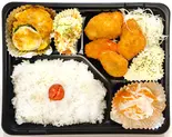 食べやすいサイズのチキンカツ弁当（家庭料理 酒処 みなみ食堂）