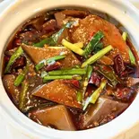 麻辣鴨血(麻辣鴨の血」)（中華料理 無限鴨）