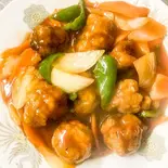酢豚定食(ライス付き)（創作中華料理1988）