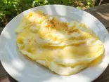 100%卵白！たまご8個分の卵白オムレツ（お豆腐スムージー専門店 美的甘物）