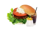 照り焼きバーガーセット/高加水バンズ（the 3rd Burger 新宿大ガード店）