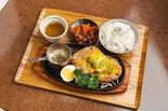 ヘルシーローストハンバーグ定食(ダブル)※ハンバーグ2枚（早稲田モンスターズ キッチン）