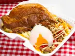 沖縄ラフテーのほろ肉タコライス（タコライス専門店 KING CAFE ドン・キホーテ北池袋店）