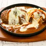 デミグラスソース煮込みハンバーグ（アツアツ！鉄板ハンバーグ 栄店）