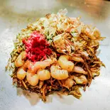 ソース焼きそば エビ（【京都本場の鉄板焼き】鉄板居酒屋てんちゃん）