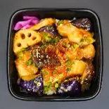 豚の甘辛丼(おべんと にゅーるーつ)