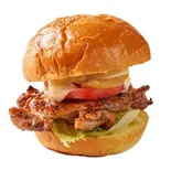 【デラックス】ペリペリチキンバーガー（ペリペリチキン＆チキンバーガー ファイヤーチキン 菊川店 Fire Chicken）