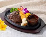 ハンバーグ デミグラスソース＆海老フライ（La Ohana 横浜本牧店）