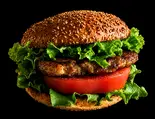 BBQバーガー（CBS Bubble LAUNDRY DINER）