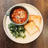 ミネストローネと雑穀米（The Stork Vegan）