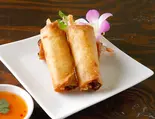 35C. ポーピア・プー(蟹の揚げ春巻き)（タイ国料理マニータイ）