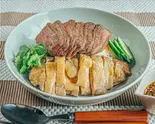 【ローストビーフのせ】カオマンガイ(もも肉) [Roast Beef] Khaomangai(Thigh)（高たんぱく・糖質制限カオマンガイ 東京鶏飯食堂 国分町2丁目店）