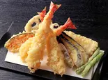 特上天盛り-天つゆ(生姜・塩)付-（どんまつ 田園調布）