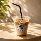 ほうじ茶ラテ（札幌おにぎり-雷den.-）