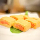明太だし巻き卵（博多うどん酒場官兵衛大門店）
