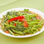 小松菜炒め komtchuna itame（アジアンレストランマウンテン 浦安店）