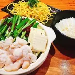 国産もつ鍋1人前+ご飯+ちゃんぽん麺セット(塩)(博多もつ鍋総本家 喜楽 清水店)