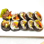 牛プルコギキンパ1人前 소불고기김밥(HANCHAN市場)