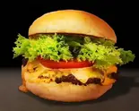 カリフォルニアチーズスマッシュバーガー（クラフトビアマーケット 東京ドームシティ店）