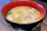 あったか豚汁（オム卵からあげ丼 火の鳥 天下茶屋店）