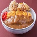 こだわりカツカレー丼 300 (唐揚2)（ガチでうまい「ガチ丼屋」 大橋店）