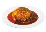 Wソース！トマトクリーム×ハッシュドビーフムライス（洋食レトロ軒 セブンパーク天美店 Yoshoku Retoroken Seven Park Amami Branch）