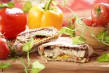 レモンと自家燻製鯖のホットサンド Lemon and mackerel Hotsand（ホットサンドとサンドイッチのお店 サンドウィッチマン 神楽坂）