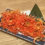 紅生姜のかき揚げ (2ケ)（手打ちそば 志喜千庵）