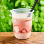 ラズベリー＆バナナジュース Raspberry ＆ banana juice（【濃厚グリークヨーグルト＆アサイーボウル】空桜(そら)の家 [Greek Yogurt ＆ Acai bowl] Sora's House）