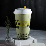 宇治抹茶タピオカミルクティーM（TOKI SEVEN TEA＆台湾鶏排ジーパイ、自家製からあげ 新小岩店）