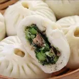 しいたけ野菜まん(小)——1個(毎個50g)（王さんの手包み餃子）