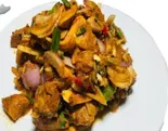 Chicken Sadeko チキン（インドネパールカレーマヤビレストラン）