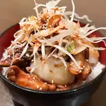 ラム丼・甘旨ダレ(ジンギスカンえいじん薄野店)