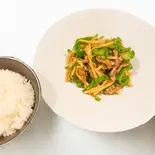青椒牛絲定食(中国料理 柚子)