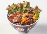 牛ハラミ・ホルモン2種丼(ゴツ盛り牛カルビ丼 重兵衛 十三店)