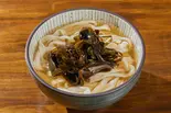 切り昆布煮込みうどん(温)※お出汁メニュー（讃岐うどん 麺㐂やしま）