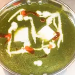 ほうれん草パニールカレー Sag Paneer Curry(SUNインドレストラン)