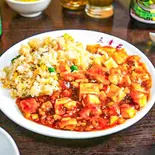 【当店人気No.2】炒飯＆マーボ豆腐コンボ Fried Rice ＆ Mapo Tofu Combo（中華料理 三幸苑）