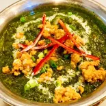 キーマサグカレー /saag keema curry（PASHUPATI PALACE）