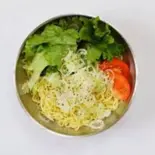 道産名物ラーメンサラダ（韓国クリスピーチキンのお店 PIKO＆平岸店）