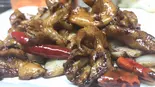四川風ピリ辛モツ炒め（中華料理揚子江）