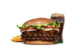 ダブルBBQステーキワッパーセット（バーガーキング 六本松駅前）