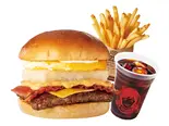 NY月見もっち®バーガーセット（ウェンディーズ・ファーストキッチン 稲城アメリアショッピングセンター）
