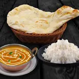 ナンカレーセット Naan Curry Set（インド料理・ケバブのスワガットSWAGAT）