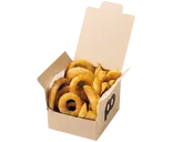 オニオンリング＆ポテトフライ「Onion Rings ＆ French Fries」（ポーたま 博多マルイ店 【沖縄発ポーク卵おにぎり専門店】）