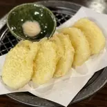長芋天ぷら fried yam with tempura 薯蓣 天妇罗（東北居酒屋～奥羽の宴～）